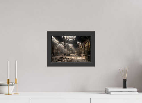 30 x 20 cm, Gallery-FAP-frame-alu30-black The Post Office | Series: The People Are Real