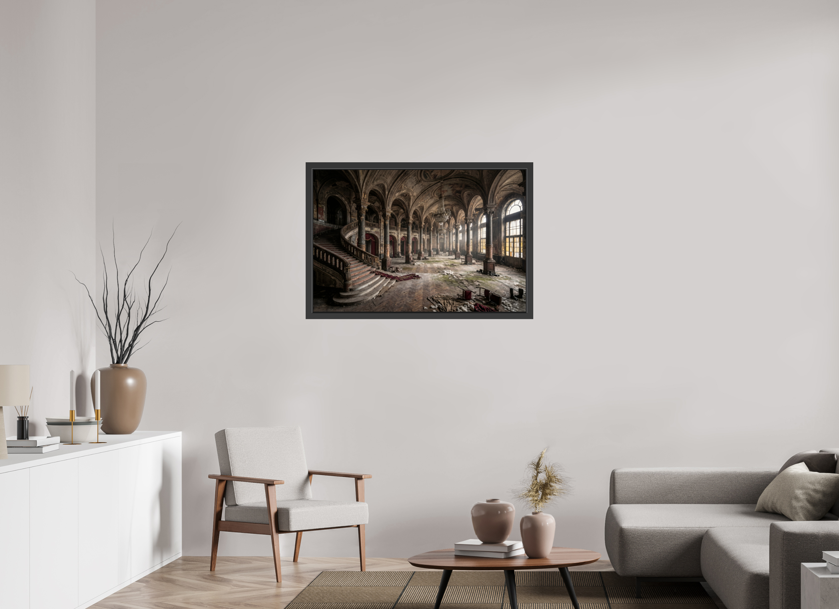 105 x 70 cm, Gallery-FAP-frame-alu30-black The Opera | Series: The People Are Real