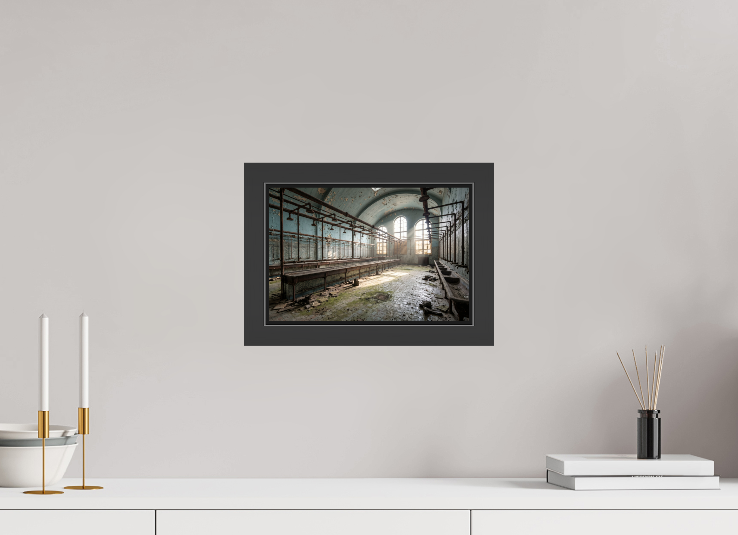 30 x 20 cm, Gallery-FAP-frame-alu30-black The Showers | Series: The People Are Real